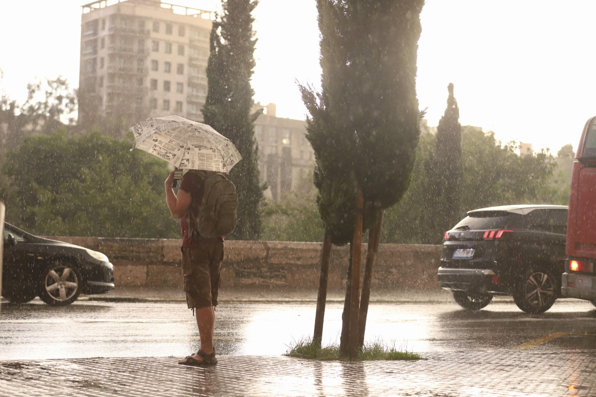 La jornada de lluvia en Valencia, en imágenes