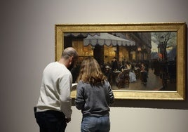 La exposición recupera 'Boulevard de París' (1890), la única obra de Sorolla en gran formato que retrata la «vida moderna» en las calles de la capital francesa.