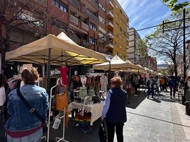 Feria Comercial de Canals celebrada en abril.