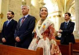 María García Vallcanaera, en la celebración del 9 d'Octubre.