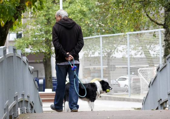 Se queja de los ladridos del perro de su vecino y el dueño le responde: «Te voy a dar una solución»