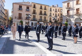 Acto central del Día de la Policía Local en Gandia.