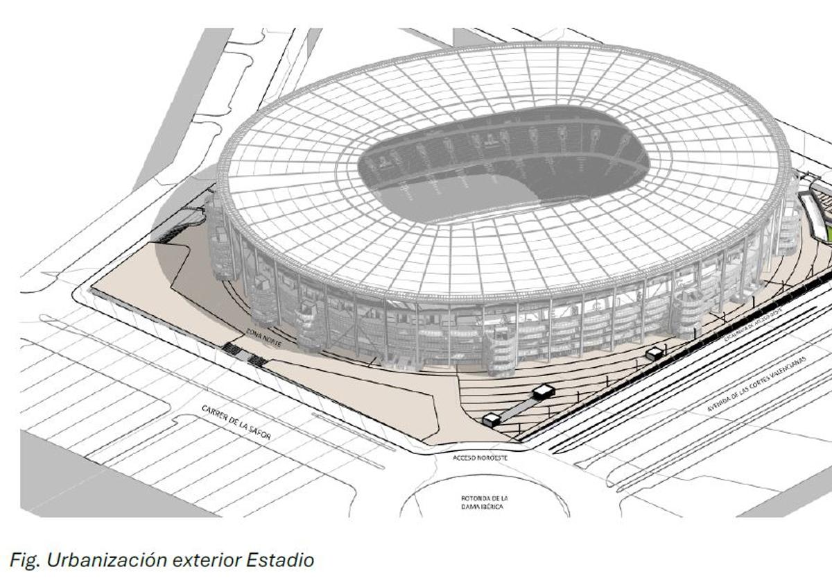 Planos y aspecto del nuevo Mestalla