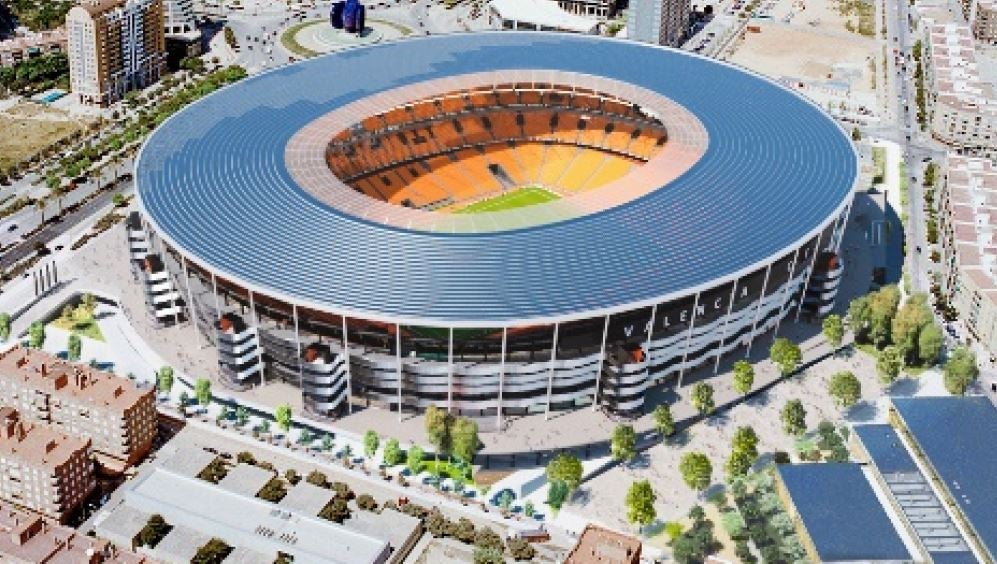 Planos y aspecto del nuevo Mestalla