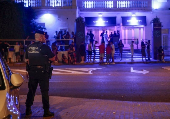 Imagen de archivo de un loal de ocio nocturno en Valencia.