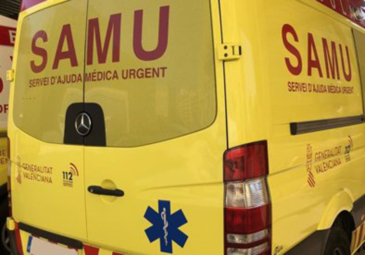 Una ambulancia del SAMU.