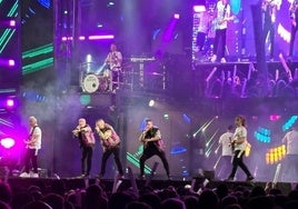 La Orquesta Panorama durante la gira de este año.