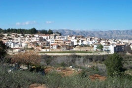 Vista general de Agullent.