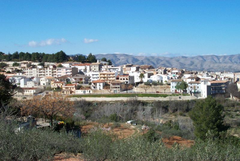 Vista general de Agullent.