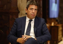 El president de la Generalitat, Carlos Mazón, en un imagen de archivo.