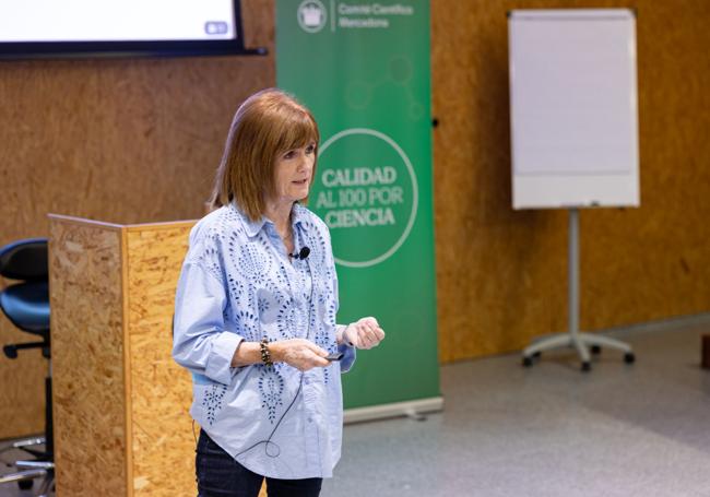 Ana Canals, durante su intervención.