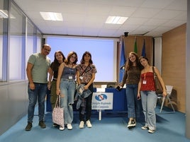 Los jóvenes de Bocairent participantes en el proyecto europeo.