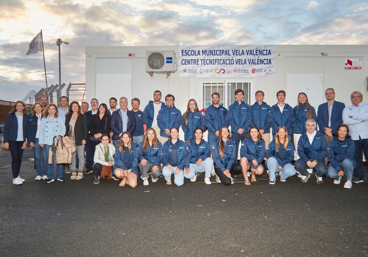 Todos los presentes en la presentación del Centro de Tecnificación