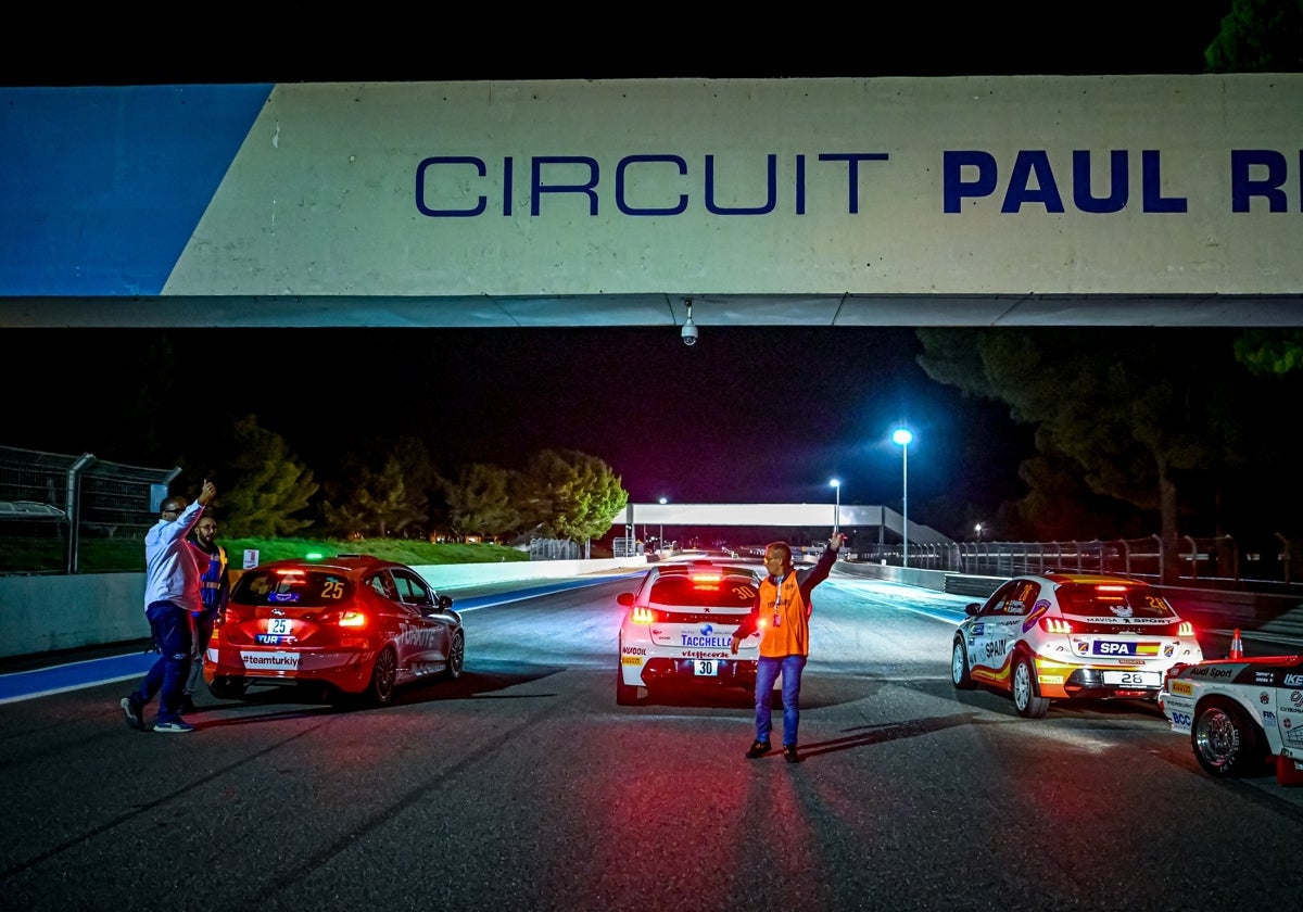 Los Rally4 en el Circuito de Paul Ricard en la edición pasada de los FIA Motorsport Games