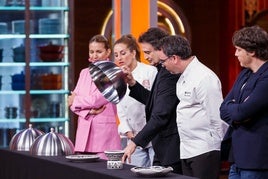 El jurado de 'MasterChef' este lunes.