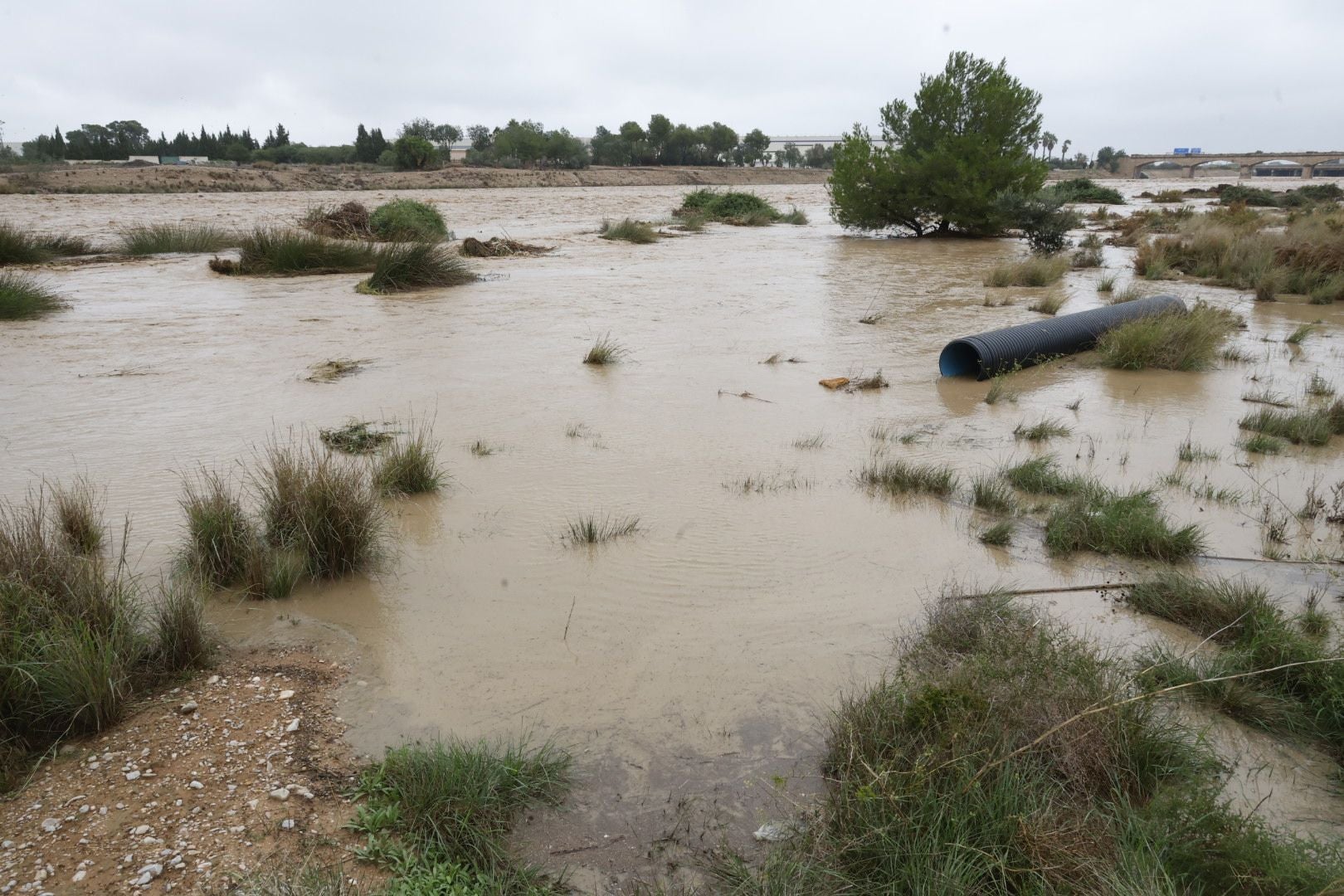 Inundación del barranco de Godelleta.