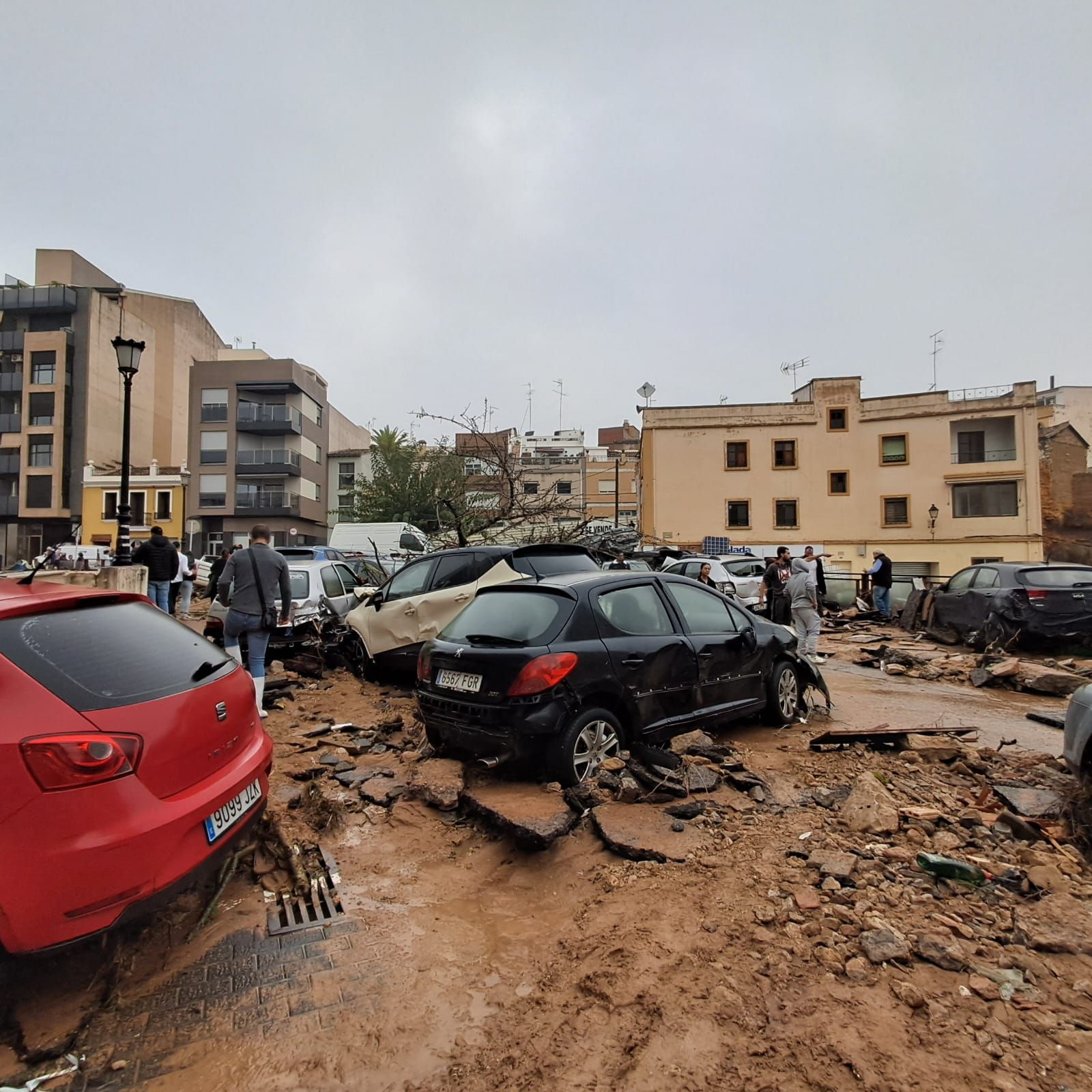 Las imágenes de la devastación en Chiva