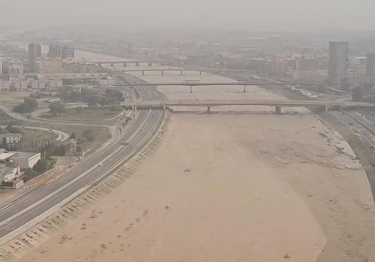 El nuevo cauce del río Turia, este miércoles.