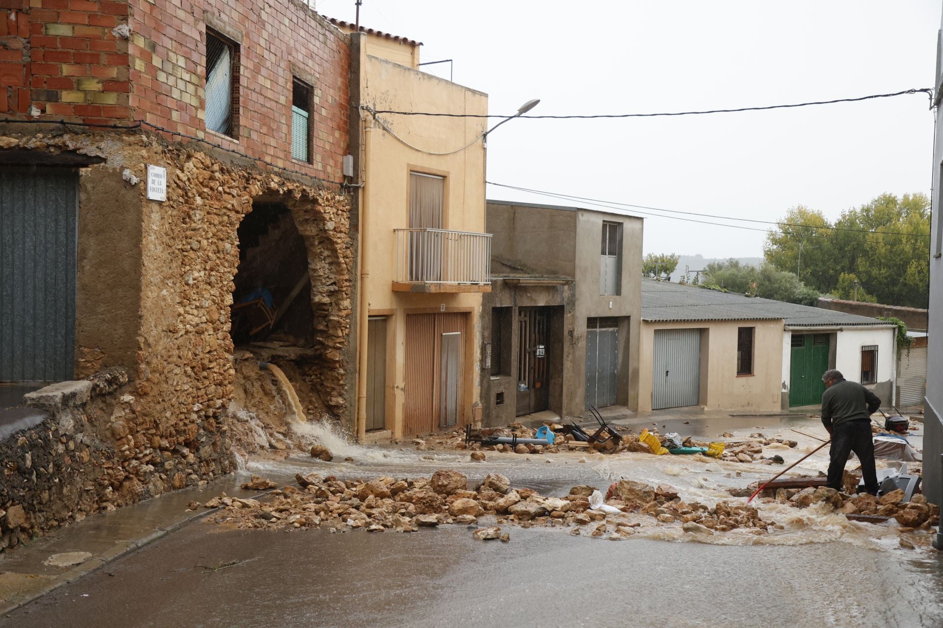 LA DANA descarga con fuerza en Castellón