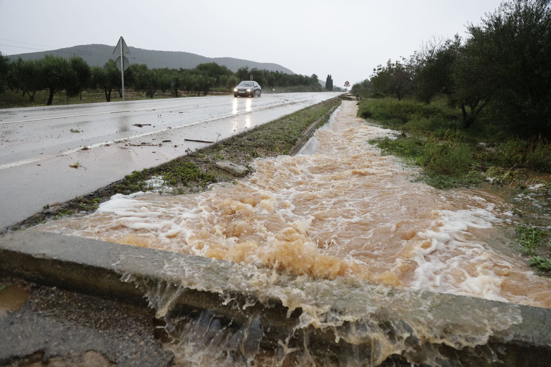 LA DANA descarga con fuerza en Castellón