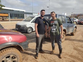 Salva y Alfredo, en Algemesí.