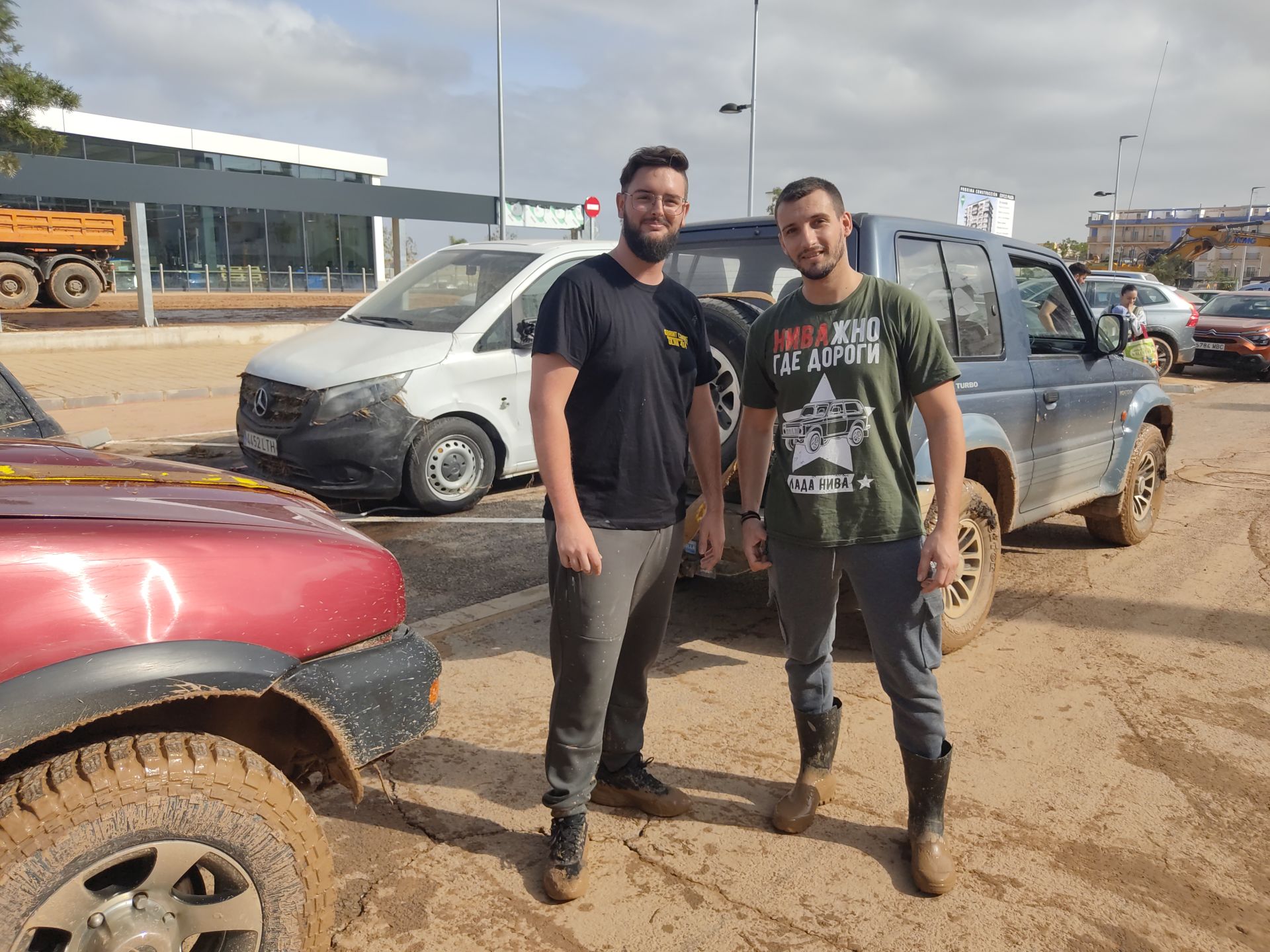 Salva y Alfredo, en Algemesí.