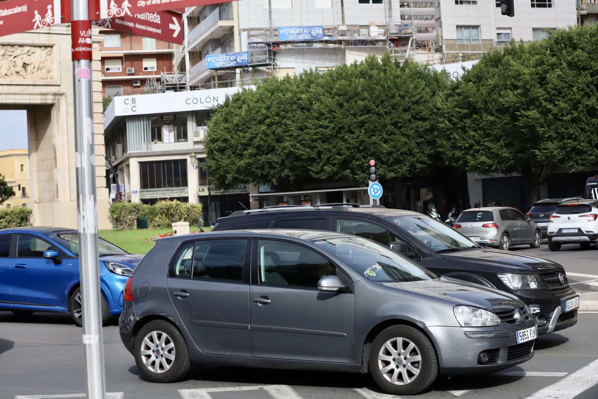 Valencia, colapsada por el tráfico