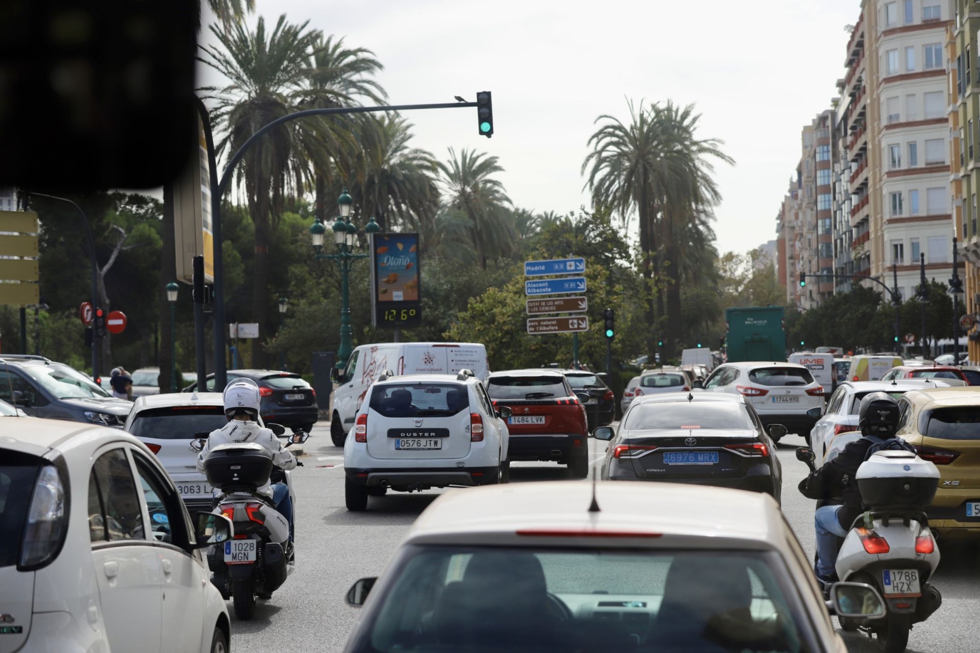 Valencia, colapsada por el tráfico