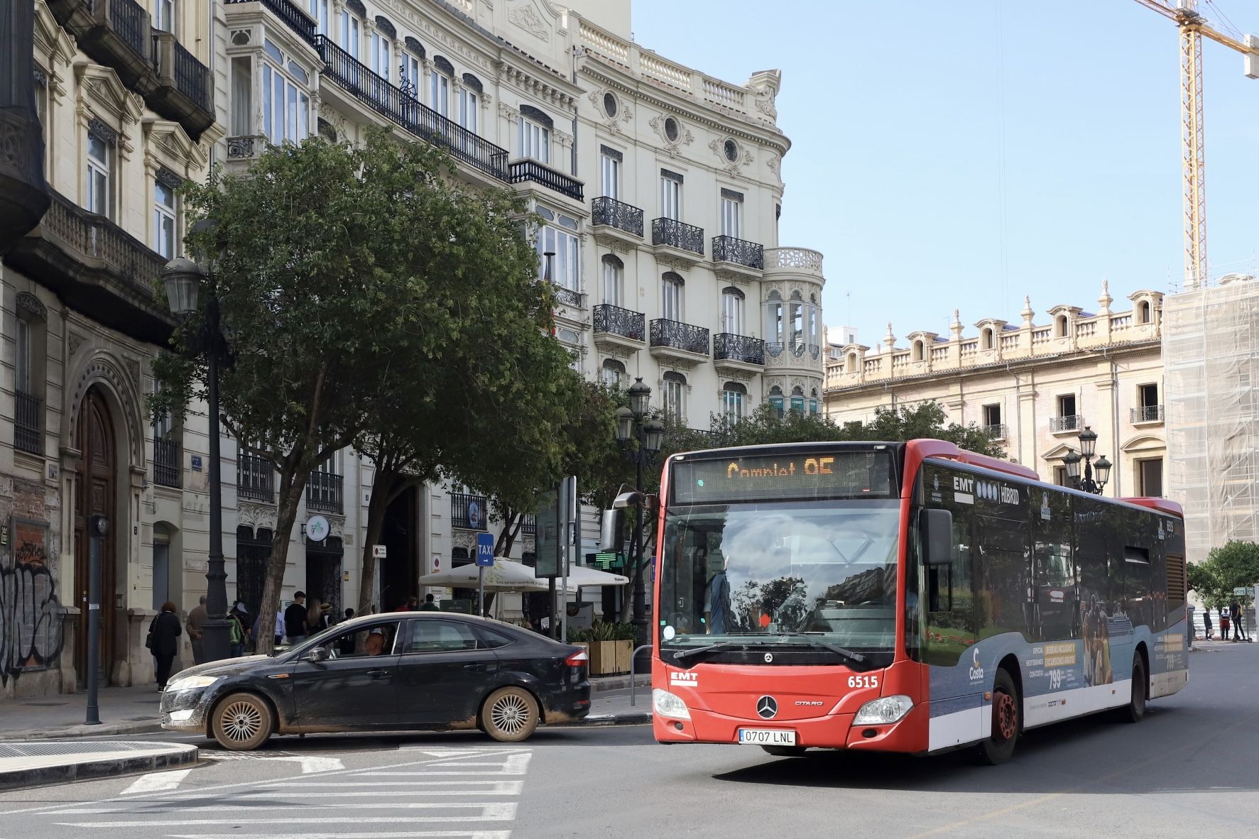 Valencia, colapsada por el tráfico