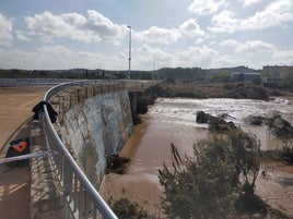 Efectos de la lluvia en la provincia.