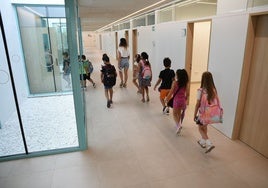 Interior de un colegio de Primaria en la Comunitat.