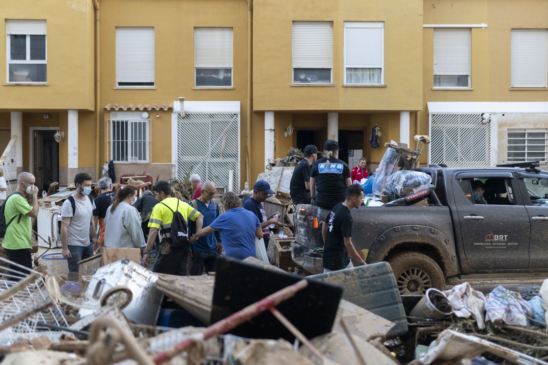 Los trabajos de rescate continúan en los pueblos de Valencia siete días después de la DANA