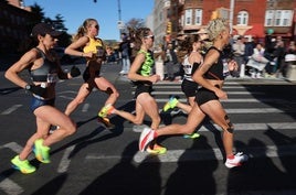 Corredoras en la Maratón de Nueva York