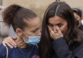 Alicia, en el breve intercambio de palabras que mantuvo este domingo con doña Letizia.