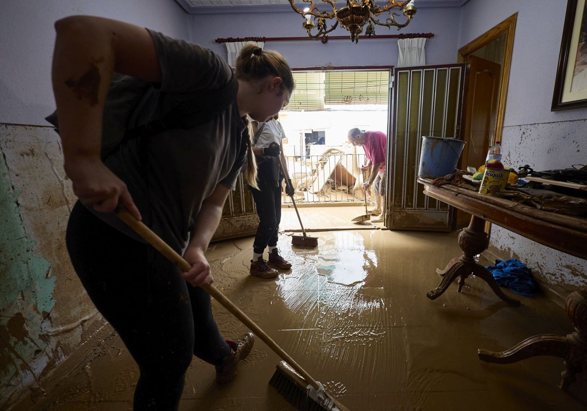 Limpieza del interior de una vivienda en Benetússer.