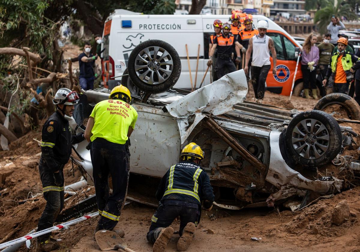 Búsqueda de desaparecidos en Valencia.