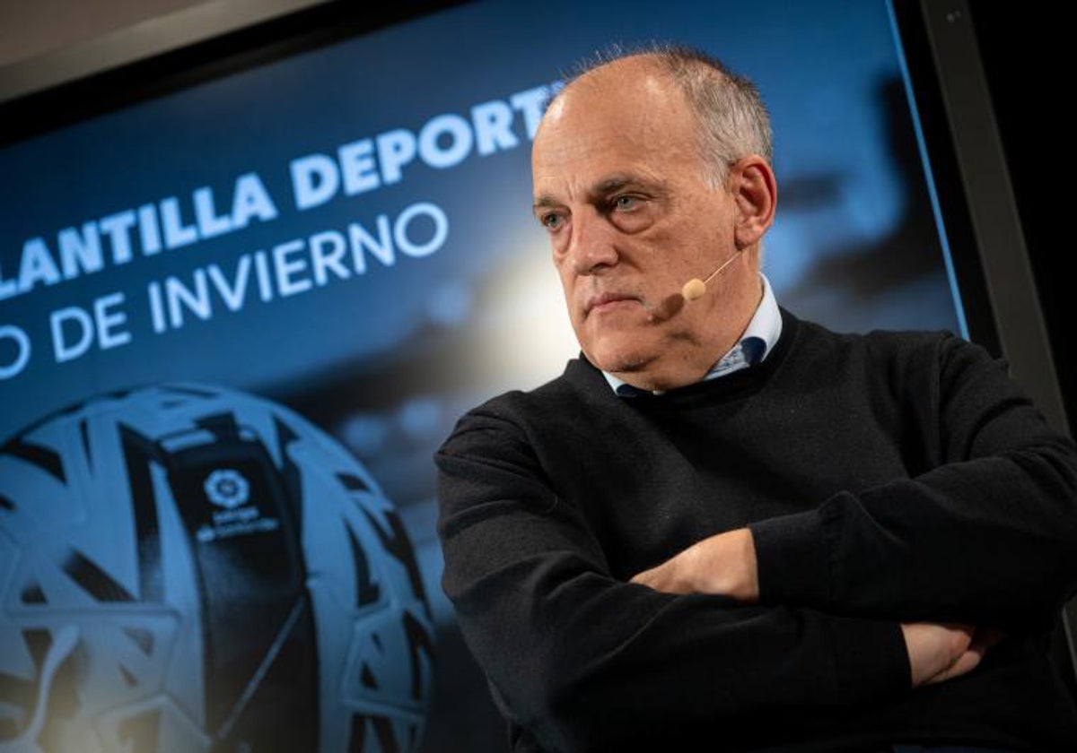 Javier Tebas, presidente de LaLiga.