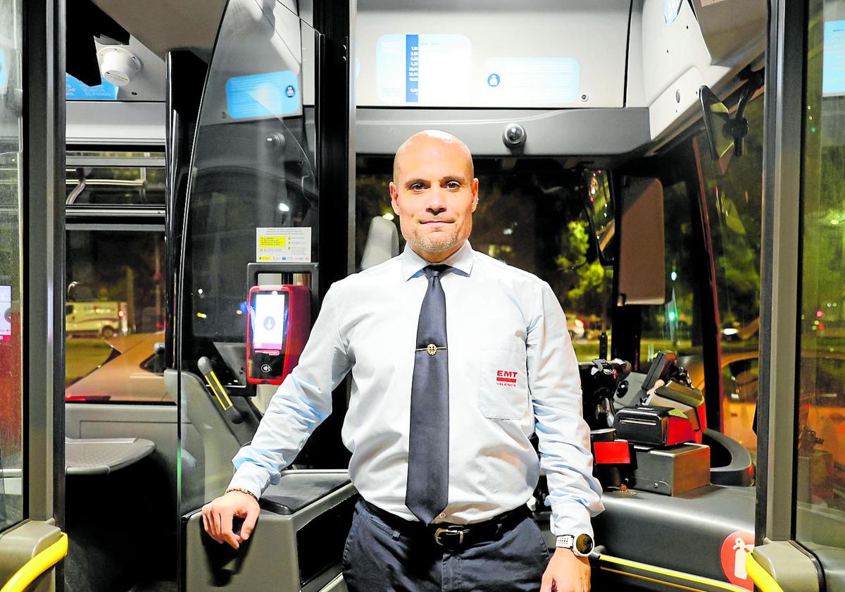 Joaquín Ríos, conductor de la EMT.