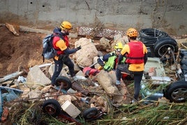 Voluntarios del dispositivo de búsqueda en Torrent.