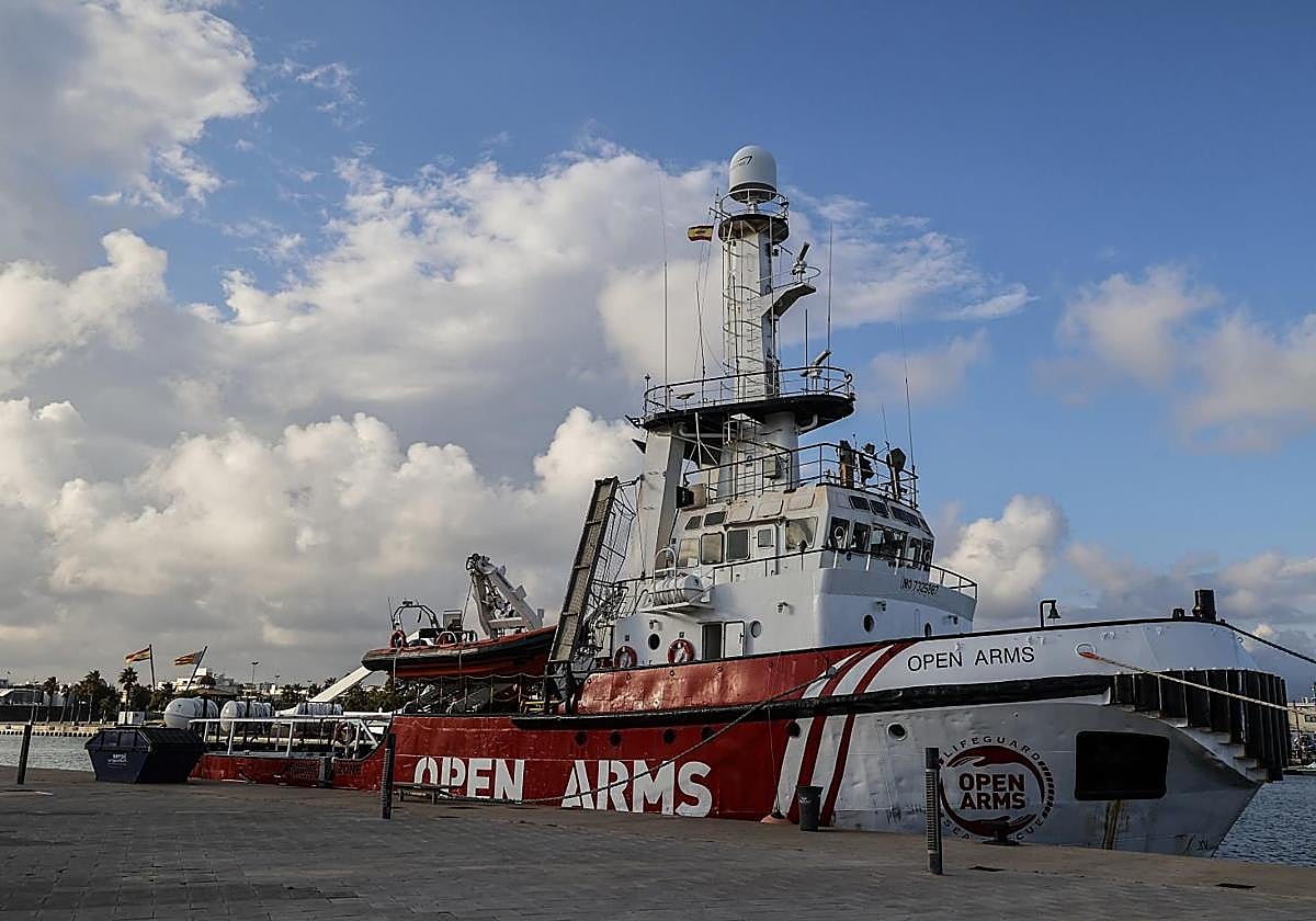 El buque de Open Arms.