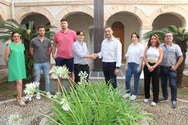 Momento en el que el pasado año Compromís y PSPV reeditaron el pacto en Ondara.