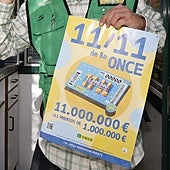 El sorteo 11 del 11 de la ONCE premia a un jugador con 11.000.000 de euros al contado
