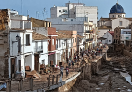 Chiva, el día después de la DANA del martes 29 de octubre.