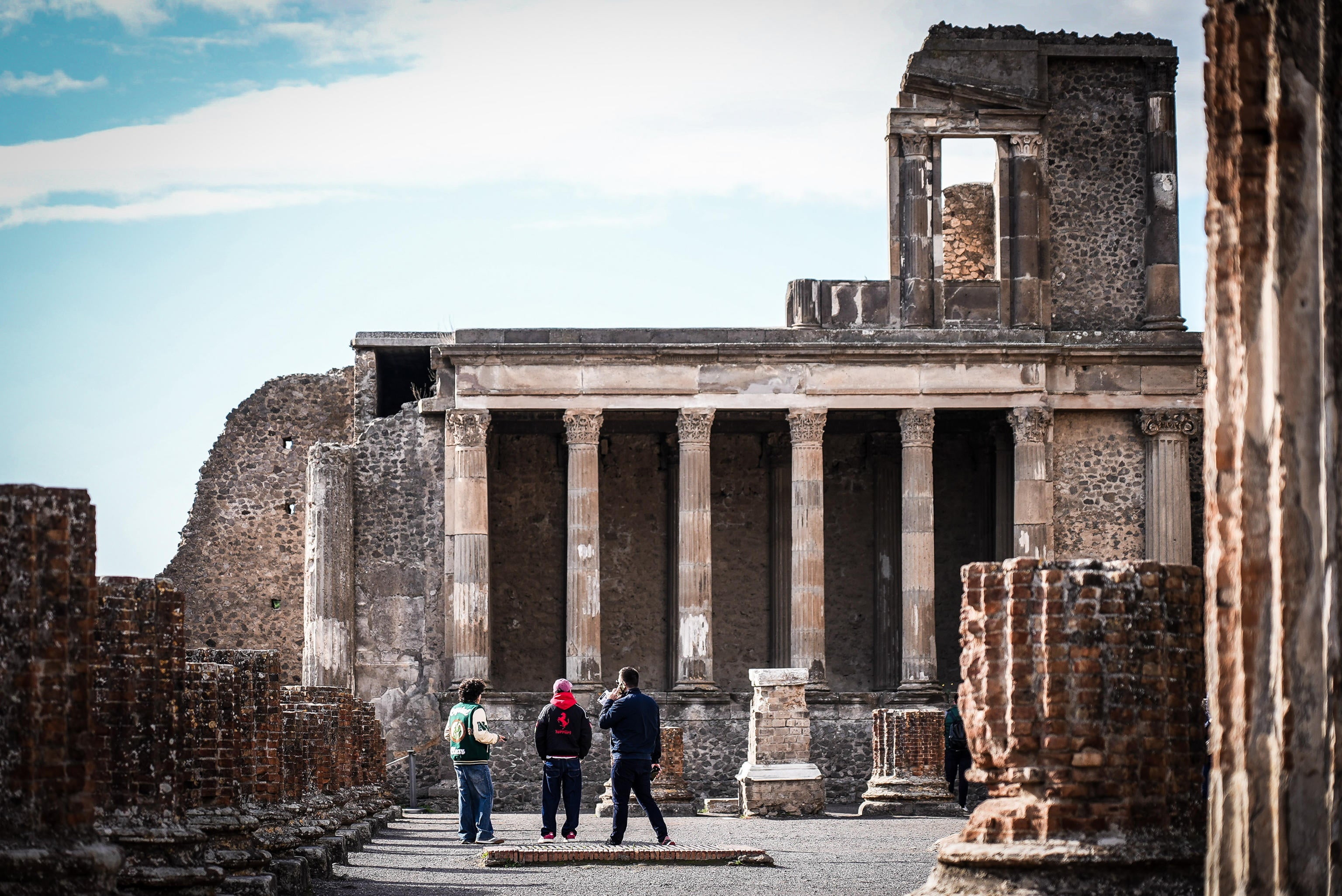 Pompeya se protege de los turistas