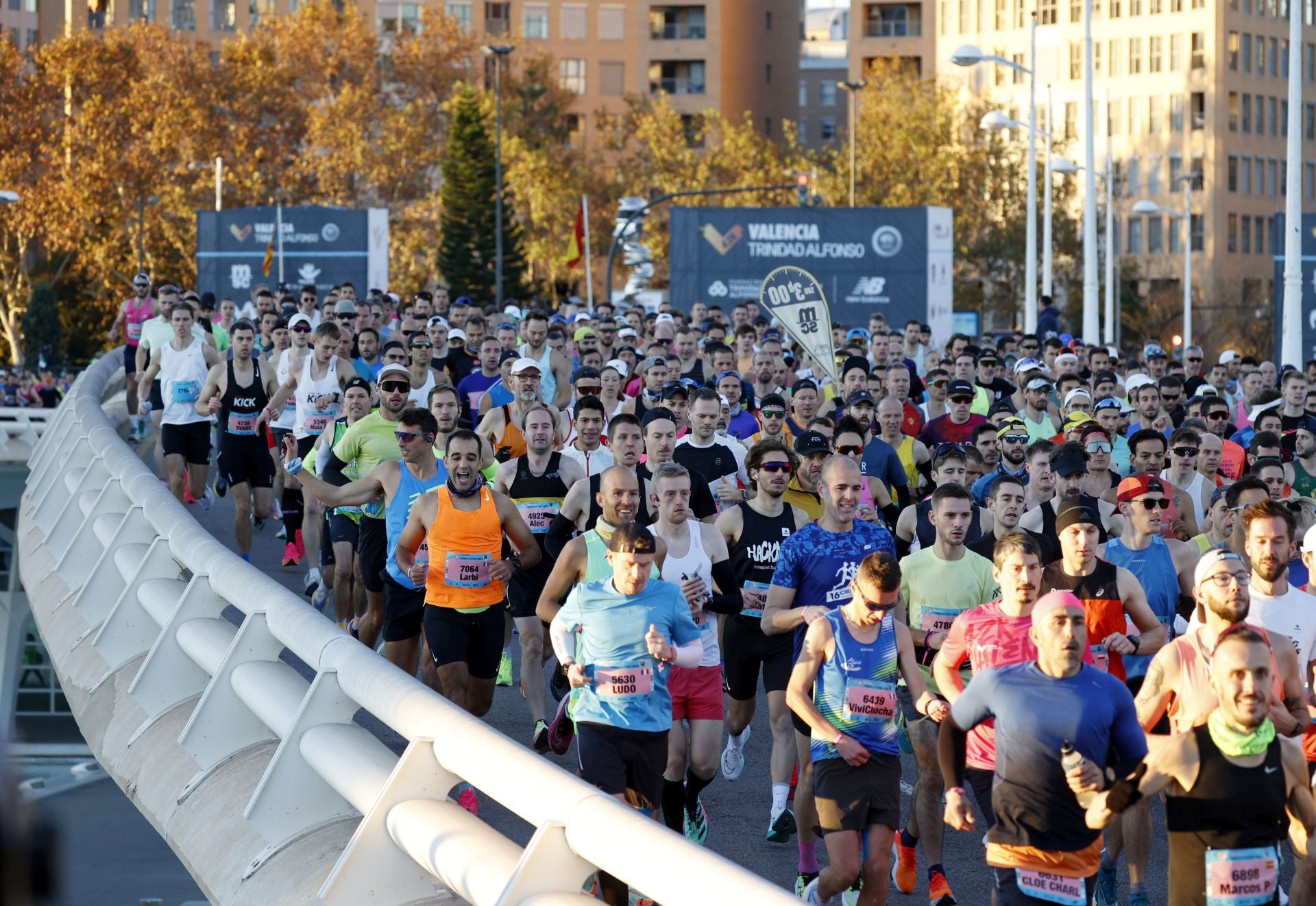 Una imagen del Maratón de Valencia 2023.