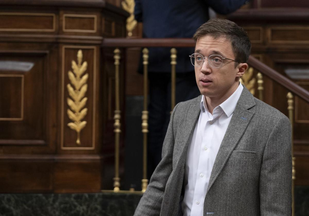 Íñigo Errejón, en el Congreso.