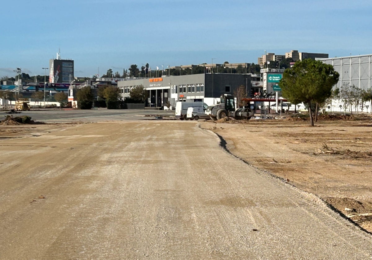 Acceso alternativo del Circuit Ricardo Tormo.