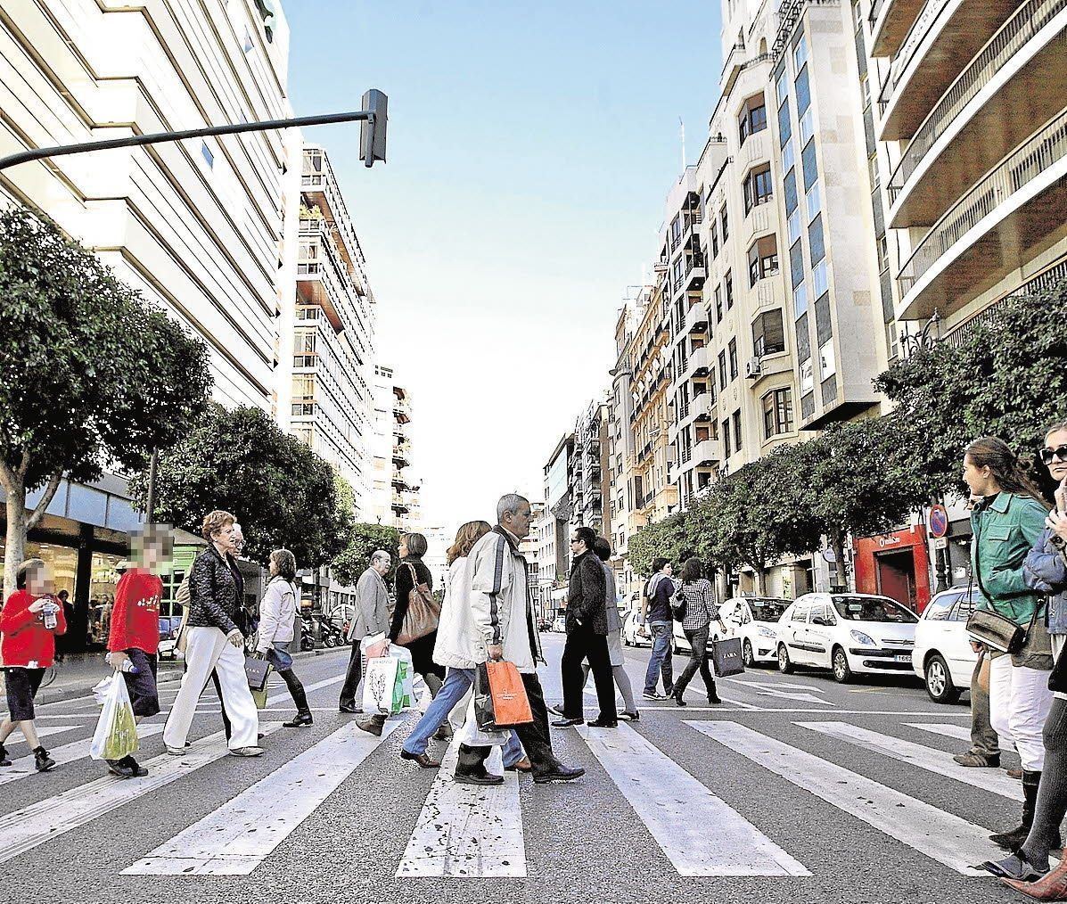 La calle de Valencia que se cuela en el 'top ten' de las vías comerciales más caras de España