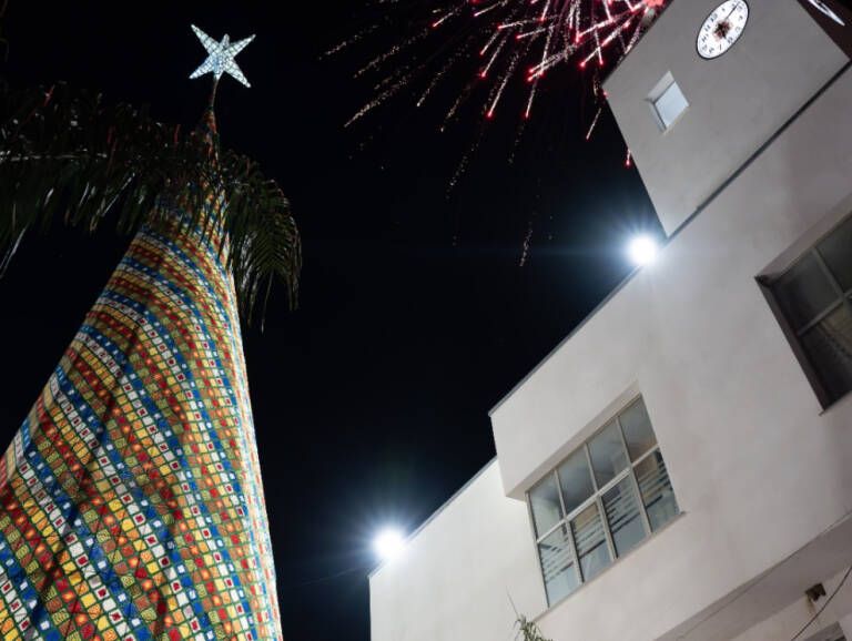 Árbol de Navidad de ganchillo de Vilamarxant