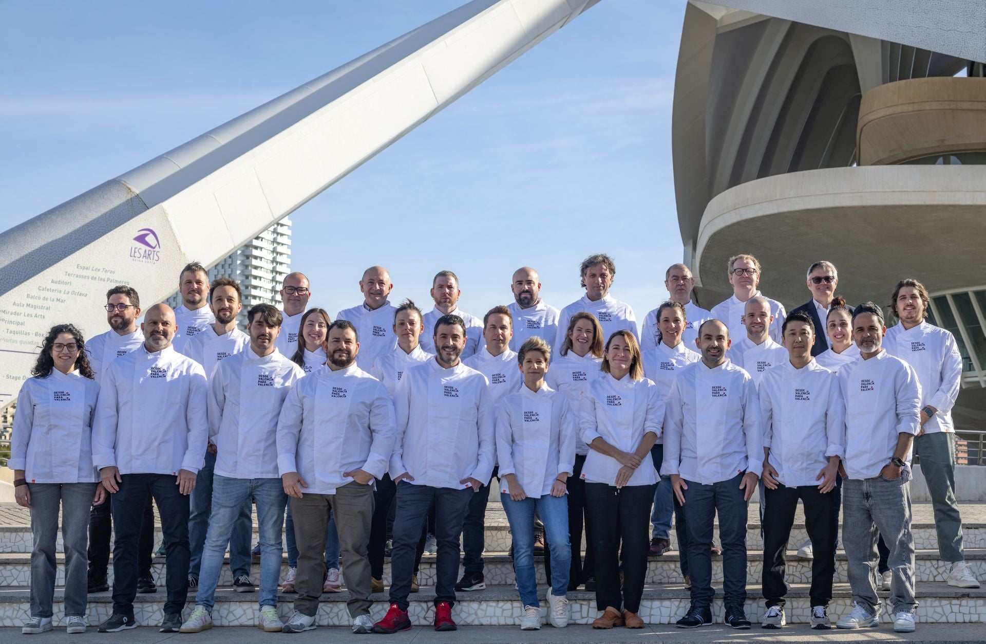 Los cocineros que se encargarán de la cena de Valencia